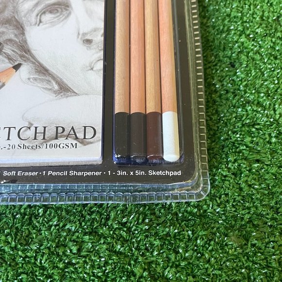 Art Set Essentials Sketching Pencil 14 Pcs Supplies Drawing Craft Sketch Pad NEW - Picture 8 of 10